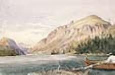 Lac Katsagegan, à Nipigon, Canada-Ouest ca. 1866