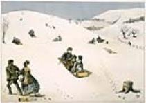 Tobogganing in Upper Canada ca 1867