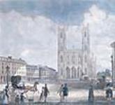 Place d'Armes à Montréal 1850