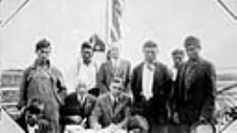 (Treaty) Signing of the Treaty at Windigo, [Ont.] July 18, 1930