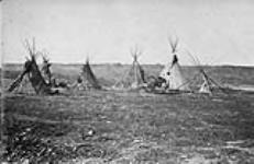 [Indigenous camp, near Carlton, Saskatchewan]. Original title: Indian Camp, near Carlton, Saskatchewan 1871.