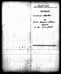 [Extrait de sépulture de Susanne Allison, épouse de Philippe Aubert ...] 1847, août, 06
