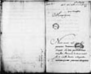 [Lettre de Beauharnois et Hocquart au ministre - ont reçu ...] 1 oct. 1734