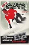 Week-end Ski Special Montreal-Quebec - Canadian Pacific ca. 1956