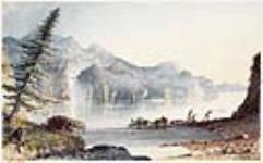 Vue de l'intérieur de l'Amérique du Nord ca. 1835