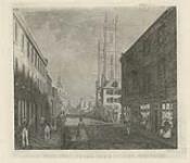South West View, Notre Dame Street, Montreal ca. 1843