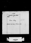 GORE BAY AGENCY - APPLICATION OF J.W. BEST TO PURCHASE LOTS 28 AND 29, CON. 9, TOWNSHIP OF GORDON 1912