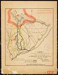 Carte montrant le tracé actuel du chemin de fer de Québec au Lac St. Jean tel qu'arpenté en 1880 [document cartographique] James Cadman, Ingénieur en chef. 1880.