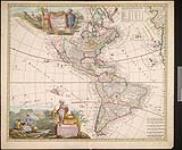 Americae tam septentrionalis quam meridionalis in mappa geographica delineatio 