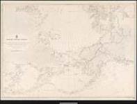North polar chart [cartographic material] : including the Arctic seas from the Gulf of Yenisei on the west to Lancaster & South Sounds on the east with Bering Strait and the Pacific Ocean to the 50th parallel, 1881 31st March 1877, 1943.