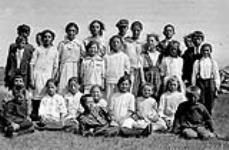 Jewish school children - Tiferes Israel School - Lipton Colony, Saskatchewan 1917.