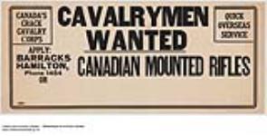 Cavalrymen Wanted 1914-1918