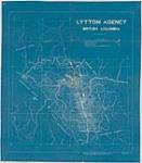 Carte des réserves (Premières Nations) administraient par l'Agence de Lytton, daté en 1951.