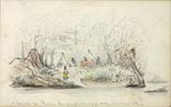 Indian Encampment, Thousand Islands 1856