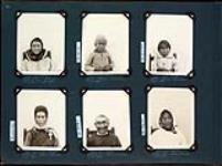 [Inuk woman, Inuk child, Inuk child, Inuk or Kablunângajuk (mixed race) woman, elderly Inuk man, and elderly Inuk woman, from Hebron, Nunatsiavut]. Original title: Eskimo type, child, half breed type, and old man, Hebron, Labrador September 1926.