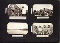 Dr. H.K.E. Krueger, Second mate Newton Halfyard, Hugo Holten Moller and Frank Start, Godhavn, Greenland; Natives at Godhavn, Greenland; view of Godhavn, North Greenland 1929