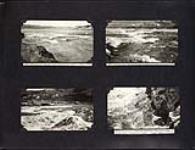 Views of Bloody Falls and Kumaiak spearing fish from ledge at Bloody Falls, Coronation Gulf 1931