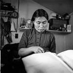 [Nepitia sewing, Kinngait, Nunavut] 1960