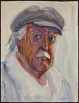 Bill Stapleton - Self-portrait with grey cap n.d.