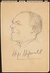 Portrait sketch of Hip Hipwell n.d.