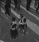 Highland Games, Antigonish, Aug. 1940, boy dancing on stage [between 1939-1951].