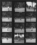 Laurie & Toby skateboarding & in woods automne 1966