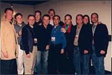 Various radio programmers gather to have discussions with Arista Nashville's Phil Vassar [between 1989-2000].