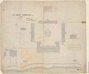 St. Johns' barracks, P.Q. Oct. 1st 1883. J.R. Poitras, Architect, 14 St. James St., Montreal. [architectural drawing] 1883.