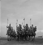 Inspection of Royal Canadian Mounted Police (R.C.M.P.) Coronation Contingent and Review of Musical Ride April 1953.