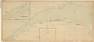 Plan of the river St Lawrence from the island of Anticosta to Quebec [cartographic material] 1755 [1776].