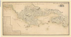 Plan de Louisbourg. Partie de l'isle du Cap Breton [document cartographique] [1758].