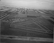 Claresholm, AB from the air October 1955.