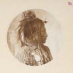 [Studio portrait of unidentified Tsuut'ina man]. Original title: Sarcee Indian [between 1870-1910]
