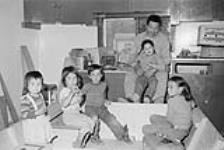 [Burton Kewayosh and his children] [between 1957-1959]