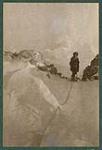 Morning of June 21 in the granite gap at 18,500 feet. St. Elias beyond [Graphic material] June 21, 1925.