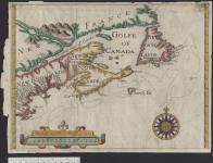 [Map of New France, New England, Newfoundland and Nova Scotia] [cartographic material] 1624.
