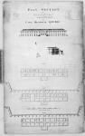 Plan, section and elevation of proposed officers barracks on Cape Diamond, Quebec. E.W. Durnford, Colonel Commg R. Eng, Canada. (Copy) F.H. Baddeley, Lieutt. Royl. Engineers Quebec. 30th April, 1825. [architectural drawing] 1825