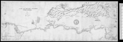 Part of the River Thames, Upper Canada. No. 1. Accompanying Lt. Col. Hughes letter to Lt. General Mann dated 16th August 1814. Geo. Williams 9 Aug. 1814. [cartographic material] 1814(1912)
