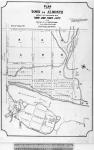 Plan of part of the Town of Almonte shewing the sub-division into Town and Park ots of the west half Lot 16, 9th concession, Ramsay. Surveyed & drawn by Andrew Bell, P.L.S. Almonte, 13th December, 1869. [cartographic material] 1869