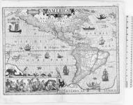 America. [cartographic material] /   Jodocus Hondius excudit Amsterodami.
