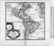 L'Amerique autrement le novveau monde et Indes Occidentales [document cartographique] / par. P. Duval d'Abbeville Geographe Ordinaire du Roy 1676.