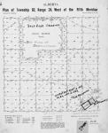 Alberta. Plan of Township 82, Range 24, West of the Fifth Meridian [showing surrendered Reserves No. 151C and 151D and other reserves in the area/indiquant les réserves cédées nos 151C et 151D et les autres réserves de la région]. Department of the Interior, Ottawa, 23rd May, 1916.... [Additions 1929/Additions en 1929]