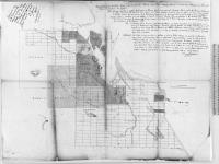 Map showing the freehold estate of the Vancouver Coal Mining and Land Company (Limited) at and near Nanaimo in Vancouver Island...4 small detached Indian reserves...[and/et] a block of Indian reserve on east side of Nanaimo River....Enclosed in letter...21 January, 1875....