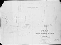 Plan of Indian Reserves 39A and 40 and 34B2, Shoal Lake, Ontario and Manitoba.  Resurveyed 1911. Surveyed by J.W. Fitzgerald, O.L.S., Peterboro, Jany. 10th, 1912.