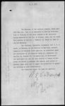 Commission Investigation homestead entry of Archibald Duncan appt [appointment] R.E.A. Leech - Min. Int. [Minister of the Interior] 1911/05/16 1911/05/18