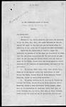 Forest Reserves and Parks Regulations for protection of Game in the Pines, Beaver Hills and Moose Mountain Forest Reserve, Saskatchewan - Min. Int. [Minister of the Interior] 1911/06/02 1911/06/02