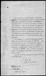 Election St John [Saint John] City and County, New Brunswick Nomination 1911/10/27 Returning Officer S.S. [Secretary of State] de Forest - President 1911/10/16 1911/10/16