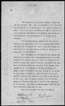 Dominion Lands covered by waters of Grass Lake conveyed to Hudsons [Hudson's] Bay Co. [Company] - M. Int. [Minister of the Interior] 1911/11/08 1911/11/24