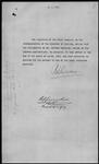 Resignation Mathew McCouley, Warden of the Alberta Penitentiary and payt [payment] usual gratuity - Min. Justice [Minister of Justice] 1914/03/16 1914-03-16