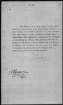 Appointment George S. Davidson Chief Inspector Fisheries Saskatchewan and Alberta to be Justice of the Peace - Min. Naval. Ser. [Minister of Naval Service] 1914/09/28 1914-09-30